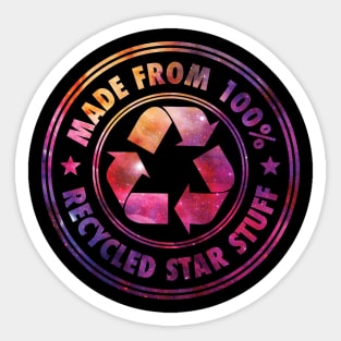 100% Recycled Star Stuff ♻️⭐ Sticker